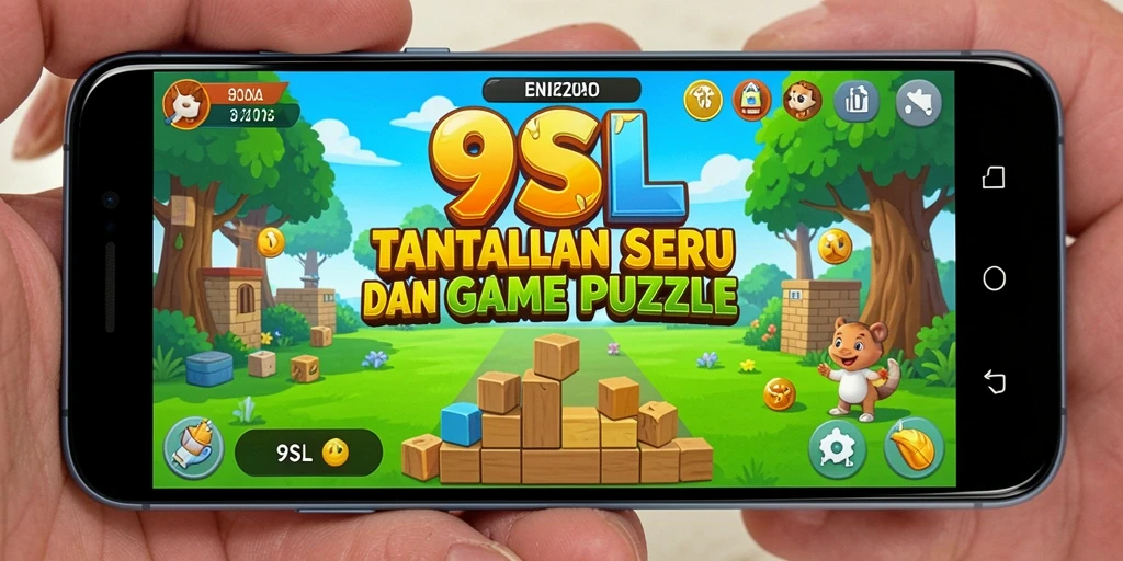 Tampilan gameplay 9SL yang menarik dengan tantangan Puzzle seru.