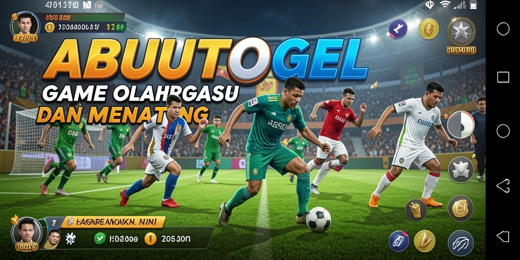Tampilan menarik dalam gameplay olahraga ABUTOGEL yang seru.