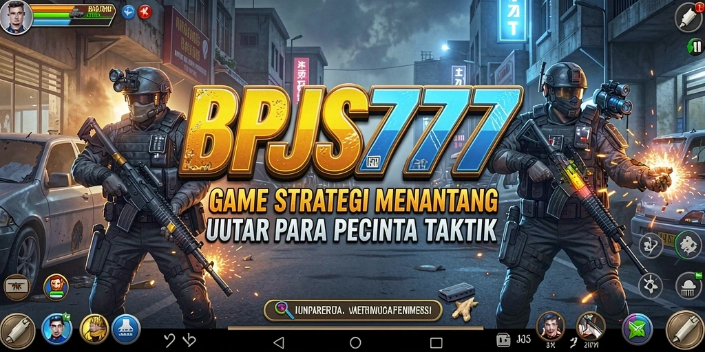 Tampilan gameplay strategi yang intens dan menegangkan.