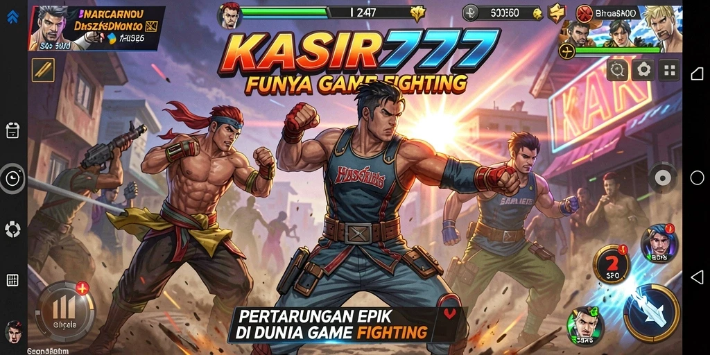 Screenshot KASIR777 menampilkan aksi pertarungan yang mendebarkan.