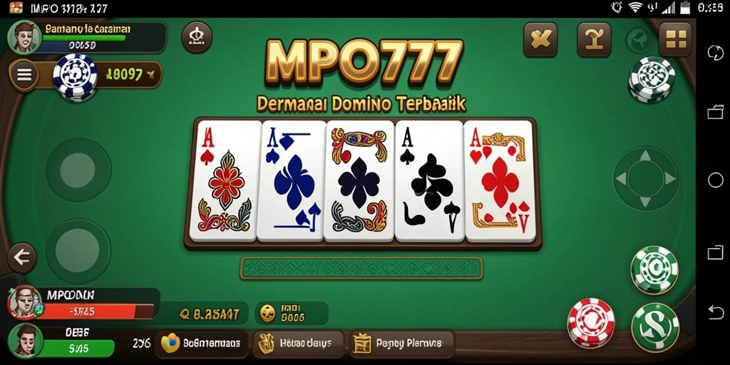 Tangkapan layar menunjukkan gameplay seru dari MPO777 yang penuh strategi.