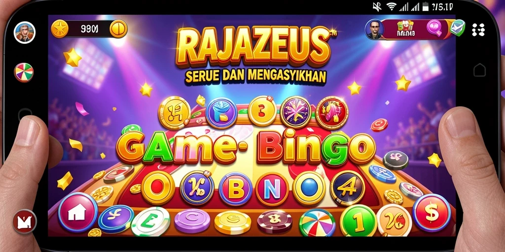 Tangkapan layar gameplay menampilkan keseruan bermain Bingo di RAJAZEUS.
