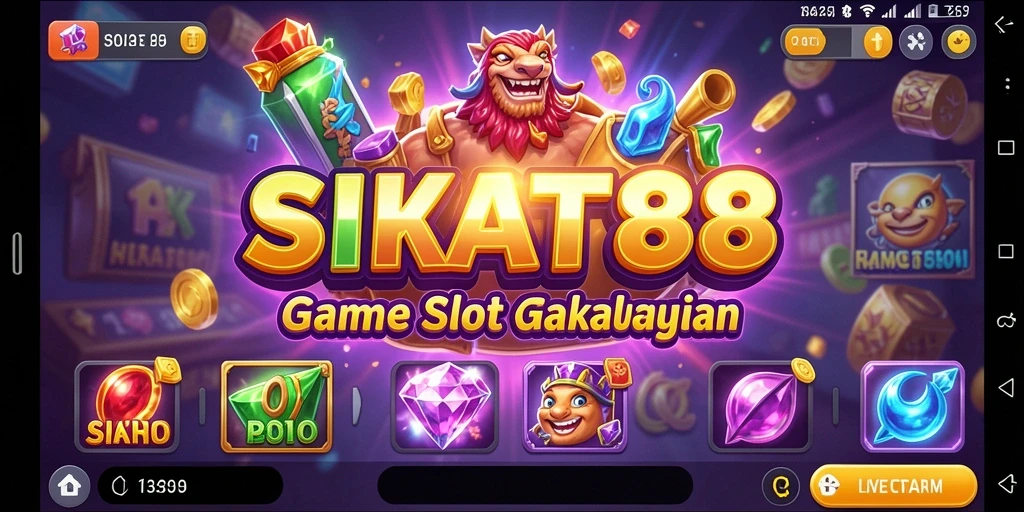 Screenshot gameplay SIKAT88 menampilkan keseruan permainan slot.